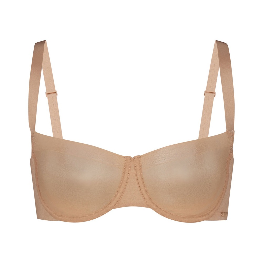 NWT Skims Unlined Balconette Bra 34C in Clay